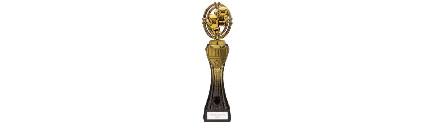 MAVERICK TOWER RESIN TROPHY - 4 SIZES - 23CM - 31.5CM